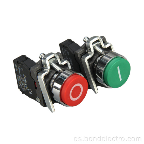 Interruptor de botón pulsador con marcado XB4-BA3311